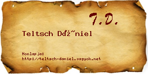 Teltsch Dániel névjegykártya