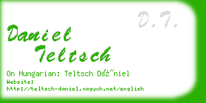 daniel teltsch business card